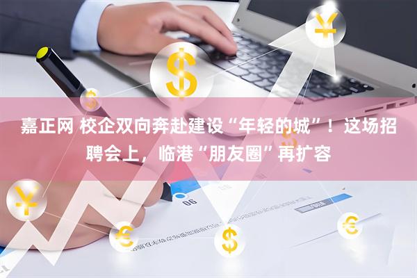 嘉正网 校企双向奔赴建设“年轻的城”！这场招聘会上，临港“朋友圈”再扩容